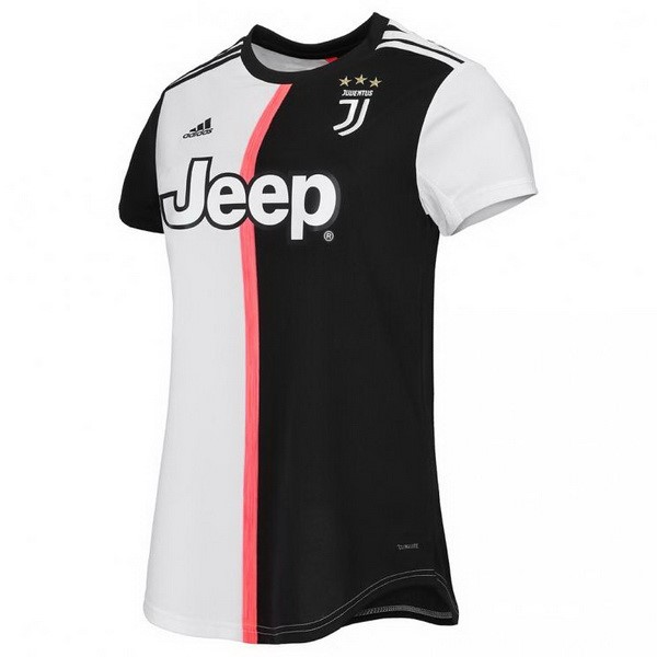 Camiseta Juventus 1ª Mujer 2019-2020 Negro Blanco